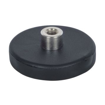MAGNET FIX-O-MOLL NEODYM GUMMI MED GÄNGA Ø31MM