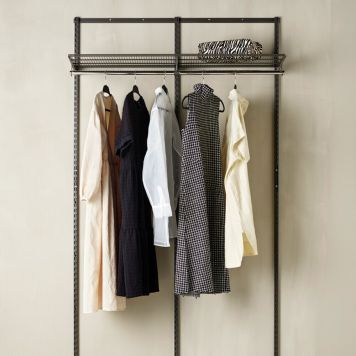 STARTKIT ELFA KLICK-IN SYSTEM 2 SEKTIONER 2X60CM GRAPHITE    