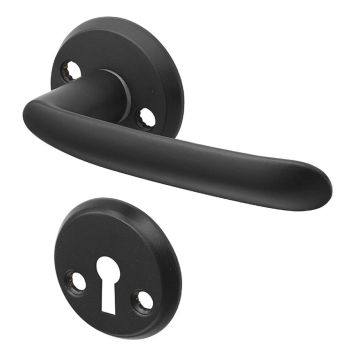 INNERDÖRRHANDTAG MILLERS BOLIN SVART 107MM