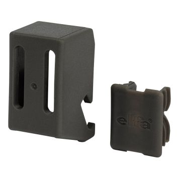 CLIPS ELFA LÅS FÖR HÄNGSKENA GRAPHITE 4-PACK 