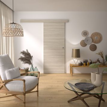 SKJUTDÖRR VERONE 2040X830MM INKL. SKENA