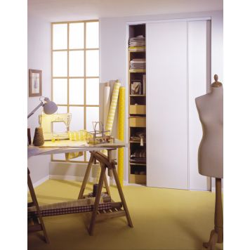 SKJUTDÖRRAR 2355X1200MM 2-PACK VIT 