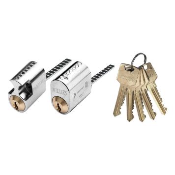 CYLINDER MILLERS 71208 ROKOKO DUBBEL OVAL KROM 