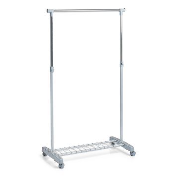 KLÄDSTÄLLNING ZELLER PÅ HJUL 83X43X93,5-170CM