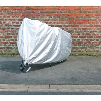 CYKELÖVERDRAG MOTTEZ196X77X89CM VIT