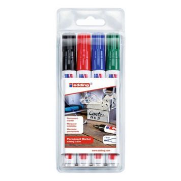 MÄRKPENNA EDDING PERMANENTA 330 4-PACK