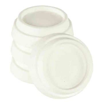 VIBRATIONSDÄMPARE TUBMAN SKYDD VIT 4-PACK