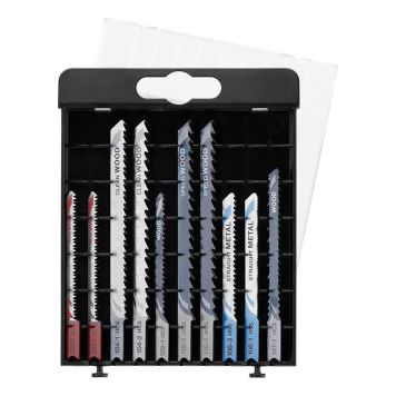 STICKSÅGSBLAD STANLEY TRÄ OCH METALL MED U-FÄSTE 10 DELAR 