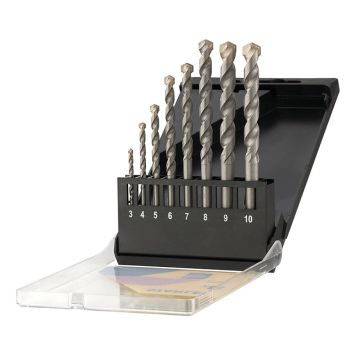 BORRSATS STANLEY MURBRUK 3-10MM 8 DELAR