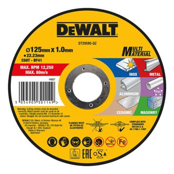 KAPSKIVA DEWALT MULTIMATERIAL 125X1MM 