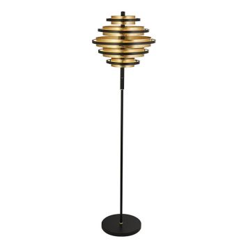 GOLVLAMPA SEARCHLIGHT HIVE 5L GULD/SVART