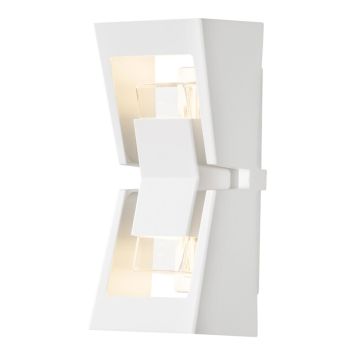 VÄGGLAMPA KONSTSMIDE POTENZA UPP/NER LED VIT IP54