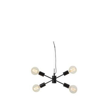 TAKLAMPA MARKSLÖJD LONCI SVART