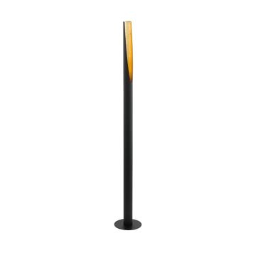 GOLVLAMPA EGLO BARBOTTO LED SVART/GULD