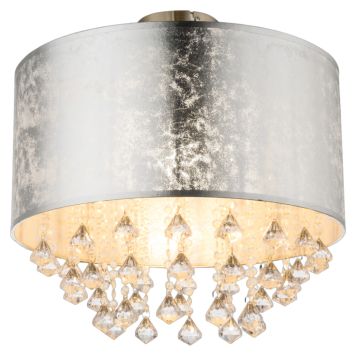 TAKKRONA GLOBO AMY E27 SILVER