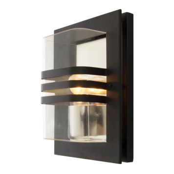 	VÄGGLAMPA ANETA LIGHTING CAPO SVART IP44 E27