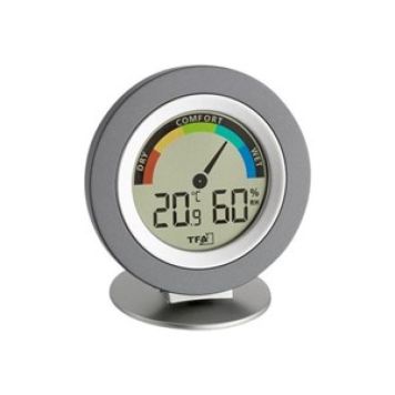 TERMOHYGROMETER TFA DIGITAL SILVER