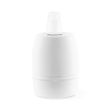 LAMPHÅLLARE HOME SWEET HOME PORSLIN E27 VIT