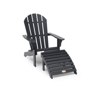 DÄCKSTOL HILLERSTORP TENNESSEE FÅTÖLJ + PALL ORKANGRÅ