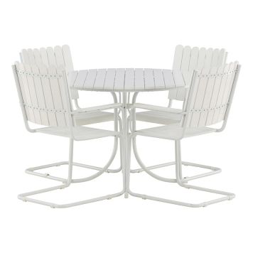 MATGRUPP VENTURE HOME HOLMSUND + 4 STOLAR VIT