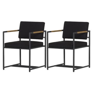 STOL SENSUM ARENDAL SVART 2-PACK