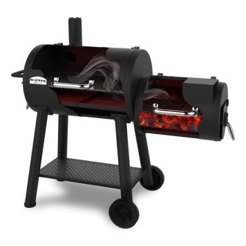 KOLGRILL BROIL KING OFFSET MED RÖK