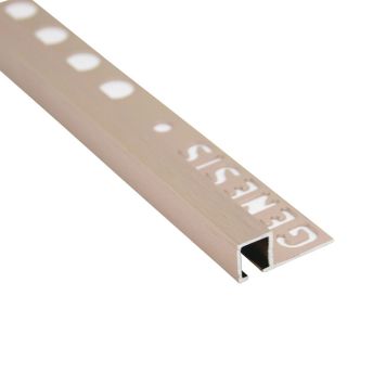 KAKELLIST GENESIS FYRKANTS PROFIL 12MM KOPPAR ALUMINIUM 2,5M