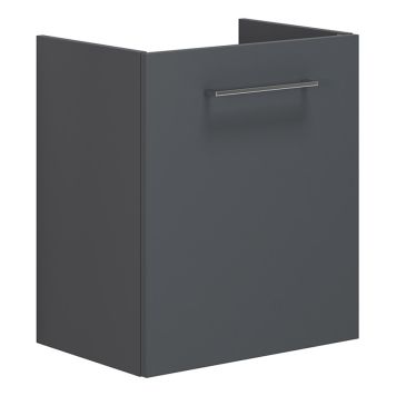 TVÄTTSTÄLLSSKÅP SCANBAD MULTO GRUND 1 LUCKA SLÄT GRÅ MATT 50CM