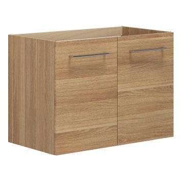 TVÄTTSTÄLLSSKÅP SCANBAD MULTO MED LUCKOR VARM EK 80CM