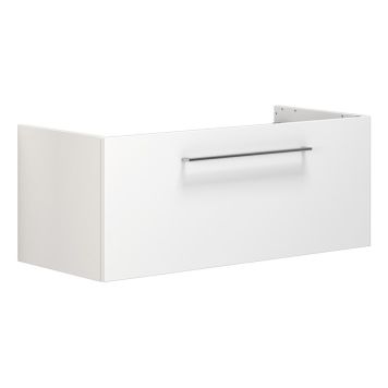 TVÄTTSTÄLLSSKÅP SCANBAD MULTO MED 1 LÅDA VIT BLANK 100CM