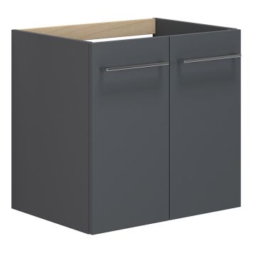 TVÄTTSTÄLLSSKÅP SCANBAD MULTO MED LUCKOR GRÅ MATT 60CM