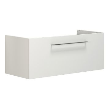 TVÄTTSTÄLLSSKÅP SCANBAD MULTO MED 1 LÅDA VIT MATT 100CM