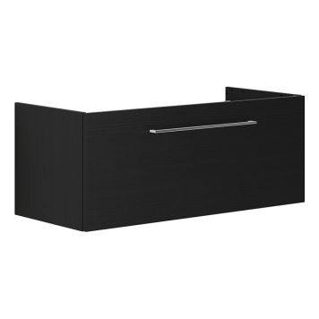 TVÄTTSTÄLLSSKÅP SCANBAD MULTO MED 1 LÅDA SVART STRUKTUR 100CM