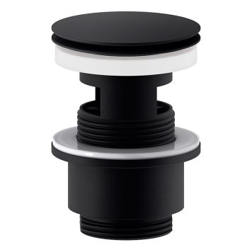 BOTTENVENTIL MORA PUSH DOWN SVART MATT