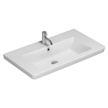 TVÄTTSTÄLL SCANBAD LAZULI VIT 80CM