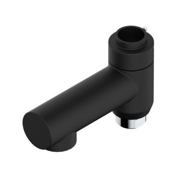 BADKARSPIP GUSTAVSBERG SKANDIC/LOGIC SVART MATT