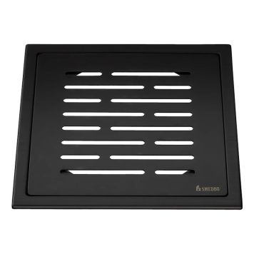 GOLVBRUNNSSIL SMEDBO OUTLINE 20X20CM MATT SVART 