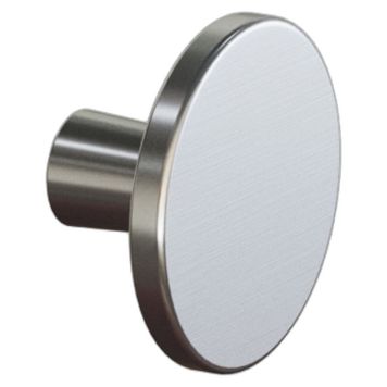 HANDTAG SCANBAD BUTTON INOX LOOK Ø40MM