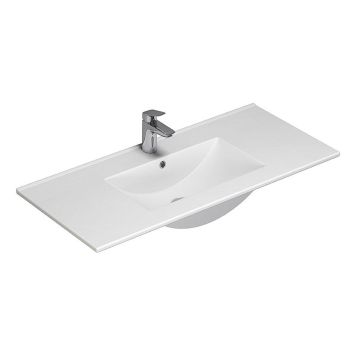 TVÄTTSTÄLL SCANBAD BONA 100 CM VIT