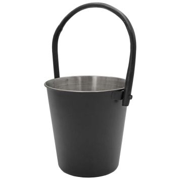 BASTUHINK SAUNIA SVART 5L