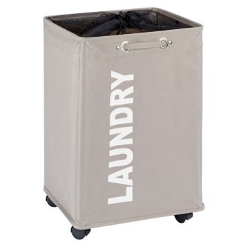 TVÄTTKORG WENKO QUADRO 79L GRÅ