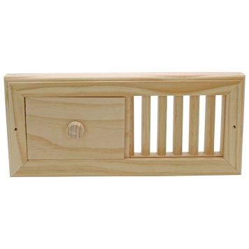 SKJUTVENTIL SAUNIA TRÄ