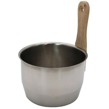 BASTUHINK SAUNIA ROSTFRISTÅL 4,5L