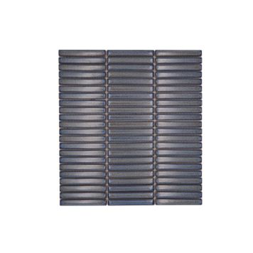 MOSAIK BAMBOO RECTANGLE GREYBLUE GLOSSY PRIS PER ARK