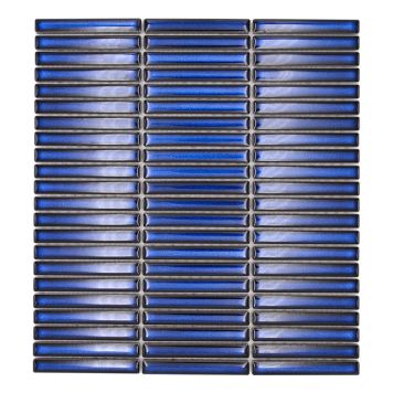 MOSAIK BAMBOO KOBOLTBLÅ 28,2X30,8X0,8CM PRIS PER ARK