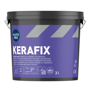 FÄSTMASSA KAKELLIM KIILTO KERAFIX 3 L 1,5-6M²