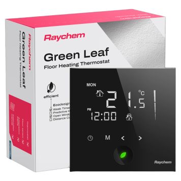 TERMOSTAT GOLVVÄRME RAYCHEM GREEN LEAF TOUCH