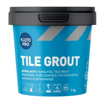 KAKELFOG KIILTO 41 MEDIUMGRÅ 1 KG