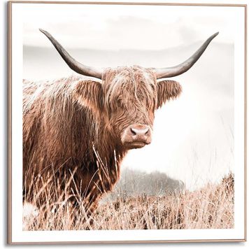 TAVLA REINDERS NATURE COW SLIM FRAME 50X50CM TRÄ