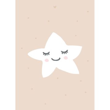 TAVLA REINDERS SLIM FRAME SLEEPING STAR 50X70CM